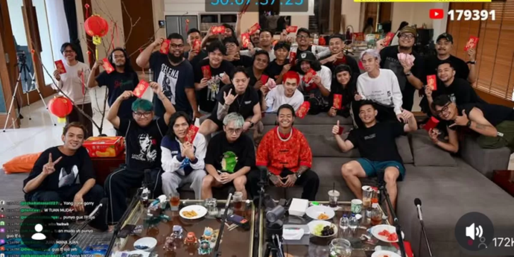 Penghasilan Marathon Reza Arap Live Streaming