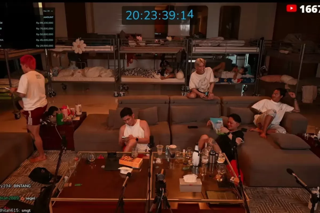 Penghasilan Marathon Reza Arap Live Streaming