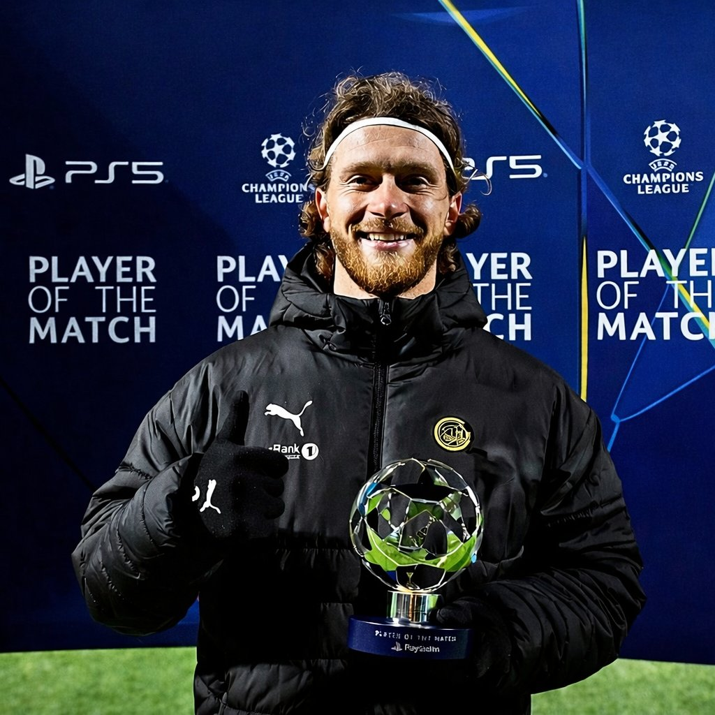 Man of the Match Bodo/Glimt vs Inter Kasper Hogh