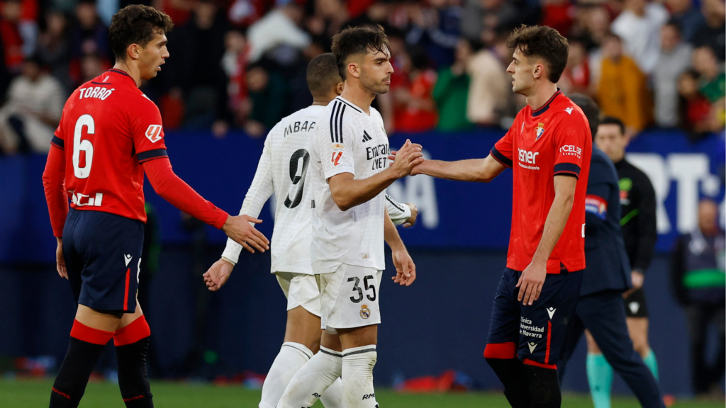 Rating pemain Madrid vs Osasuna