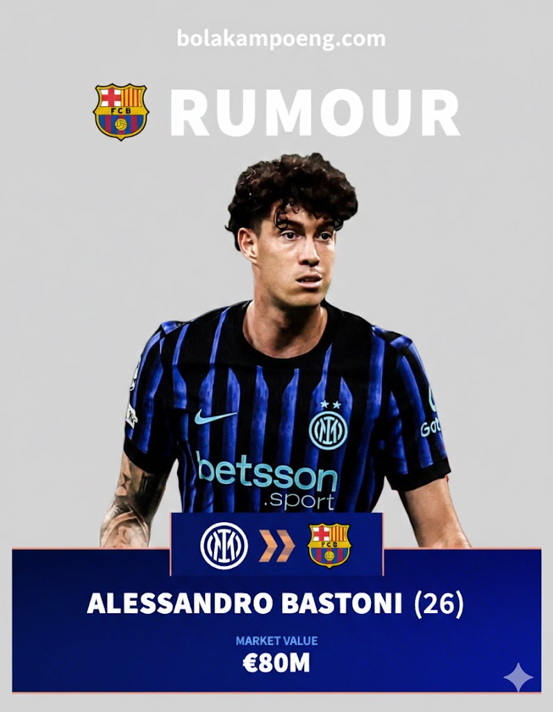 Hansi Flick Ingin Alessandro Bastoni Gabung ke Barcelona