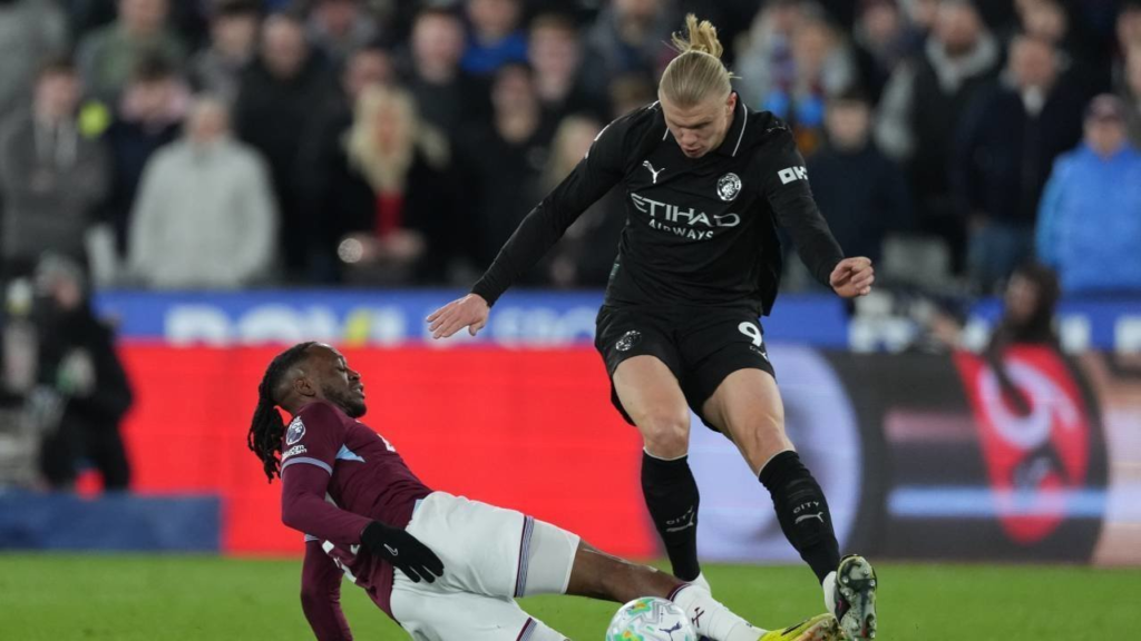 Hasil West Ham vs Man City