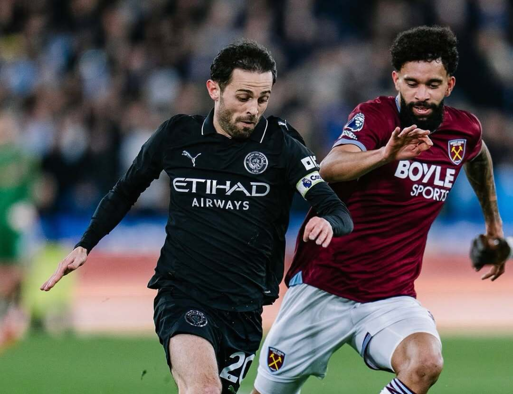 Hasil West Ham vs Man City