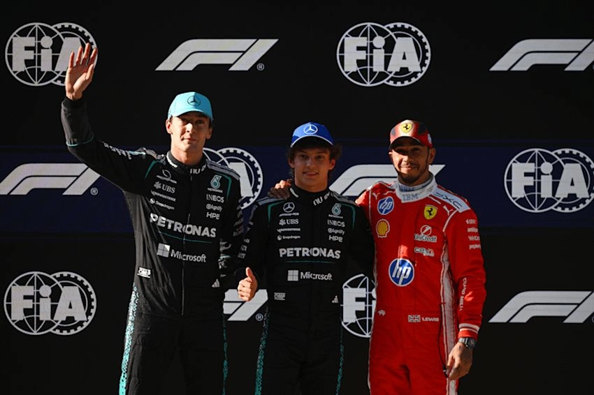 Antonelli Menangi F1 GP China