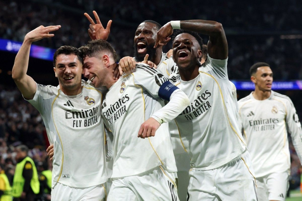Hasil Real Madrid vs Man City