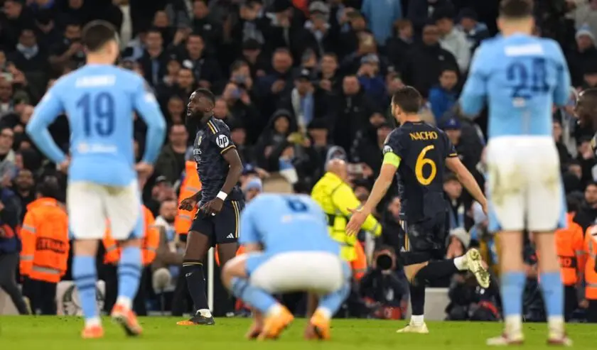 Rating Pemain Manchester City vs Real Madrid Tadi Malam