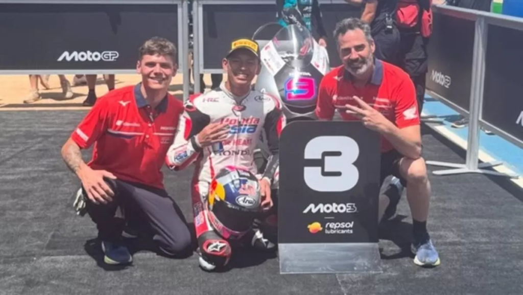 Veda Ega Pratama Juara Moto3 Brasil