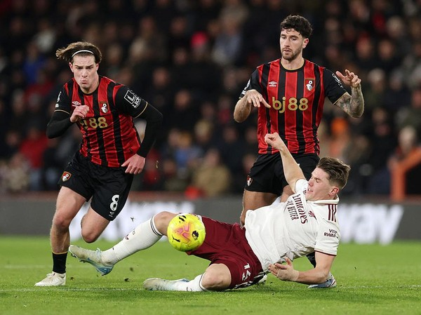 Hasil Arsenal vs Bournemouth 1-2