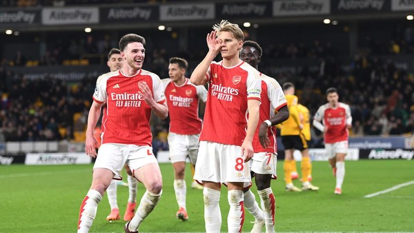 Hasil Arsenal vs Bournemouth 1-2