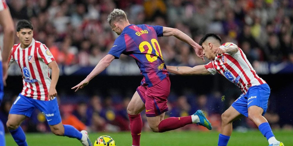 Hasil Atletico Madrid vs Barcelona 1-2