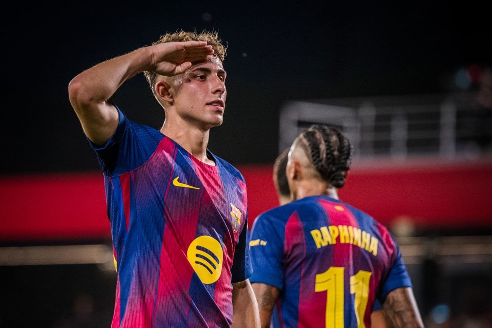 Gaji Fermin Lopez Pertama di Barcelona