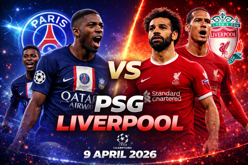 PSG vs Liverpool 9 April 2026